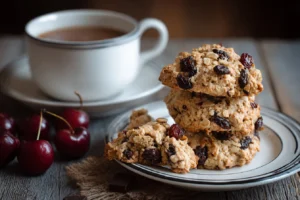 Cherry-Chip Oat Scones Recipe