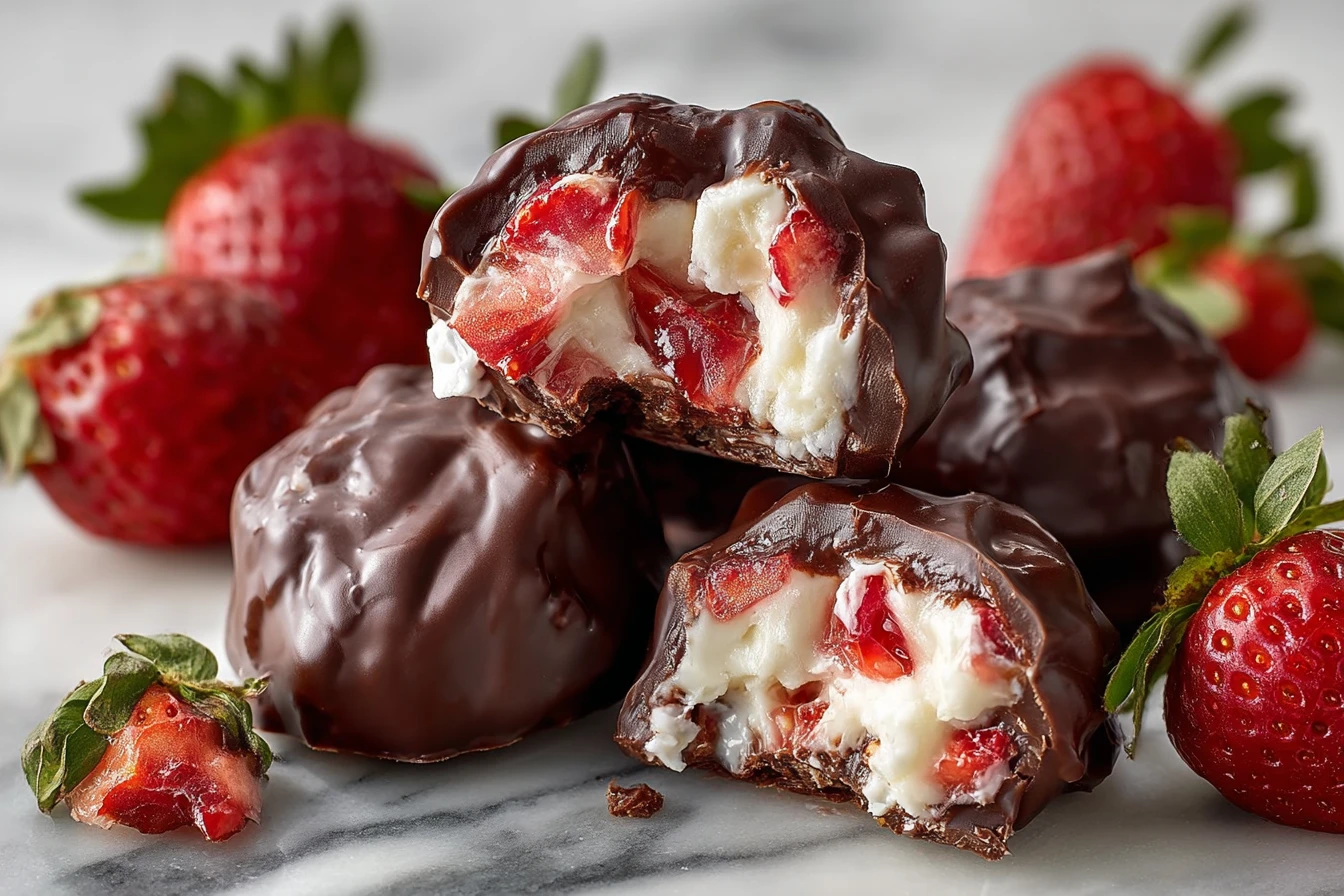 Easy Chocolate-covered Strawberry Yogurt Clusters Recipe Homemade Yogurt Strawberry Clusters Best Chocolate For Yogurt Clu...