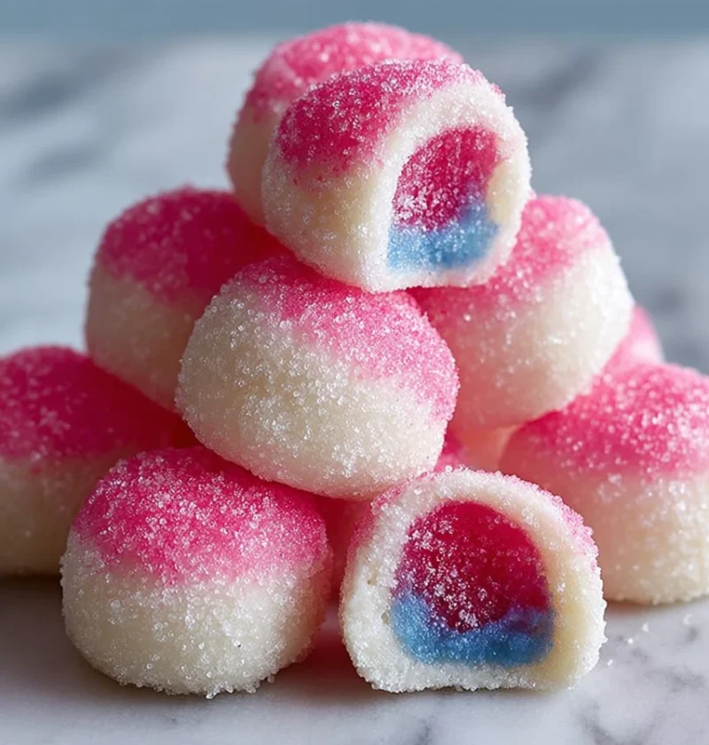 Easy Cotton Candy Cloud Bites Recipe Homemade Cotton Candy Cloud Bites Best Cotton Candy Cloud Dessert How To Make Cotton ...