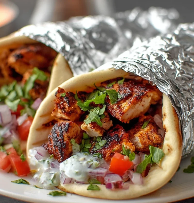 Easy Grilled Chicken Gyro Wraps Recipe Homemade Chicken Gyro Wraps Tutorial Grilled Chicken Gyro Wraps With Tzatziki Sauce...
