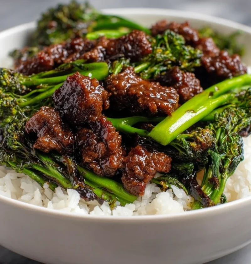 Easy Ground Beef And Broccoli Stir-fry Recipe Best Ground Beef Broccoli Stir Fry Healthy Ground Beef And Broccoli Recipe L...