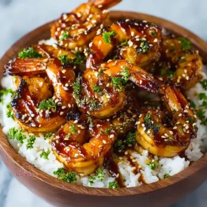 Irresistible Honey Garlic Shrimp Bowls