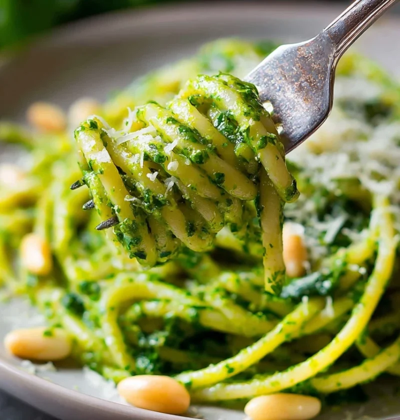 Easy Pasta Al Pesto Recipe For Two Homemade Basil Pesto Pasta Dinner Romantic Italian Dinner Recipes Quick And Simple Pest...