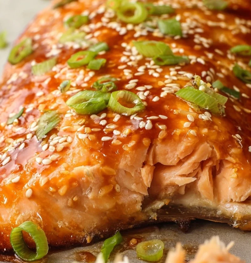Easy Teriyaki Glazed Salmon Recipe Best Salmon For Teriyaki Glaze Homemade Teriyaki Salmon Glaze Teriyaki Glazed Salmon Me...