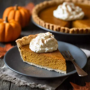 Simple Steps to an Easy Thanksgiving Pumpkin Pie