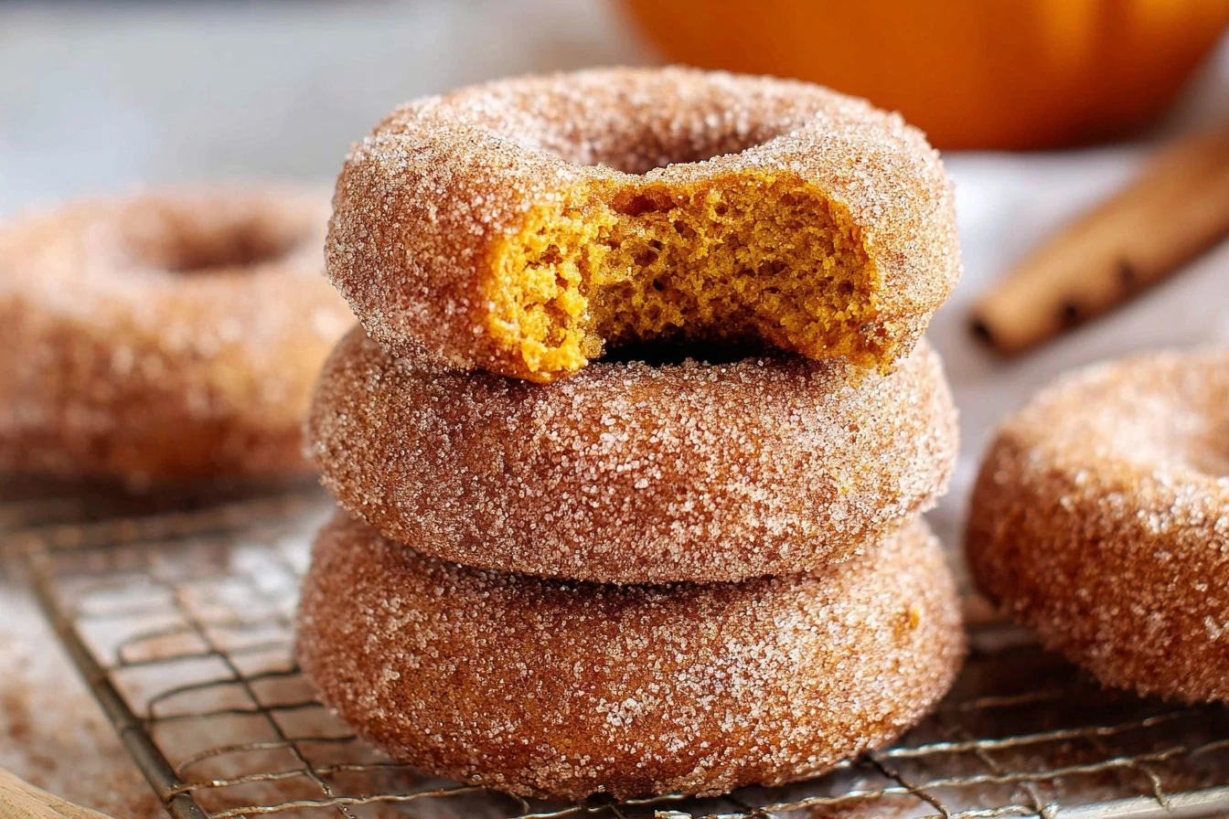 Gluten-free Baked Pumpkin Donuts Recipe Vegan Pumpkin Spice Donuts Baking Homemade Baked Pumpkin Donuts For Fall Easy Bake...