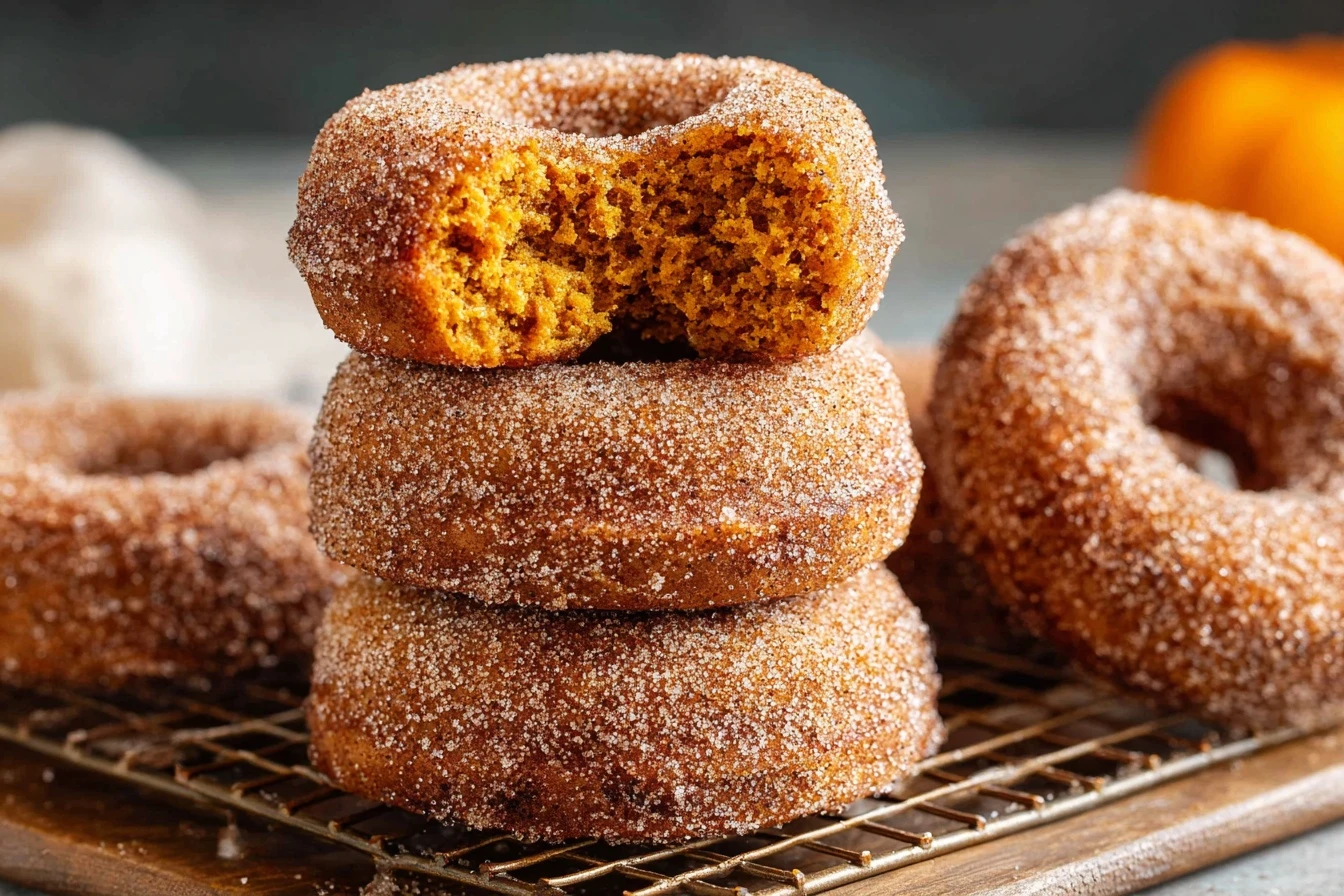 Gluten-free Baked Pumpkin Donuts Recipe Vegan Pumpkin Spice Donuts Baking Homemade Baked Pumpkin Donuts For Fall Easy Bake...