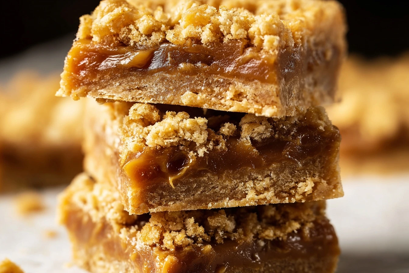 Homemade Caramel Oat Slice Recipe Caramel Oat Slice Gluten Free Vegan Caramel Oat Slice Easy Caramel Oat Slice Bars Carame...