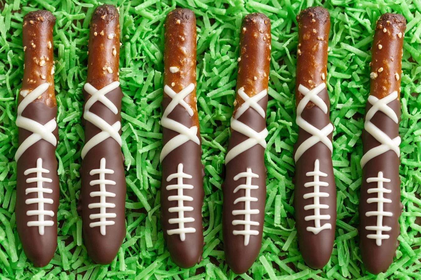 Homemade Football Pretzels Recipe Buy Football Shaped Pretzels Online Best Football Pretzel Snacks For Game Day Gluten-fre...