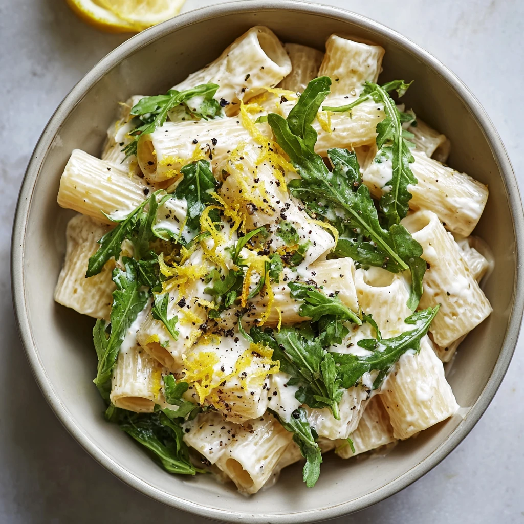 Lemon Ricotta Pasta With Arugula: Creamy Joy in 20 Minutes