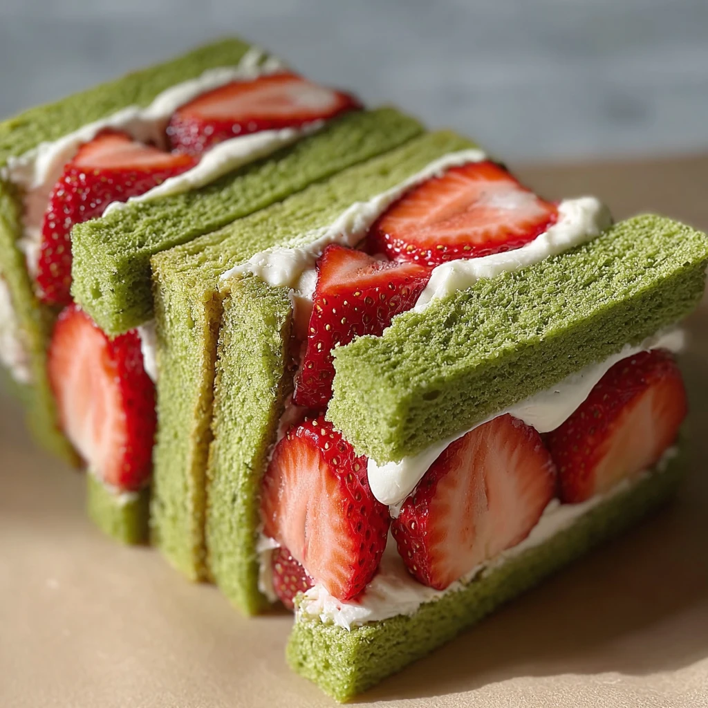 Mouthwatering Strawberry Matcha Sando For A Sweet Escape Mouthwatering Strawberry Matcha Sando Sweet Escape