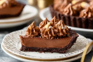 No-Bake Salted Caramel Chocolate Tart