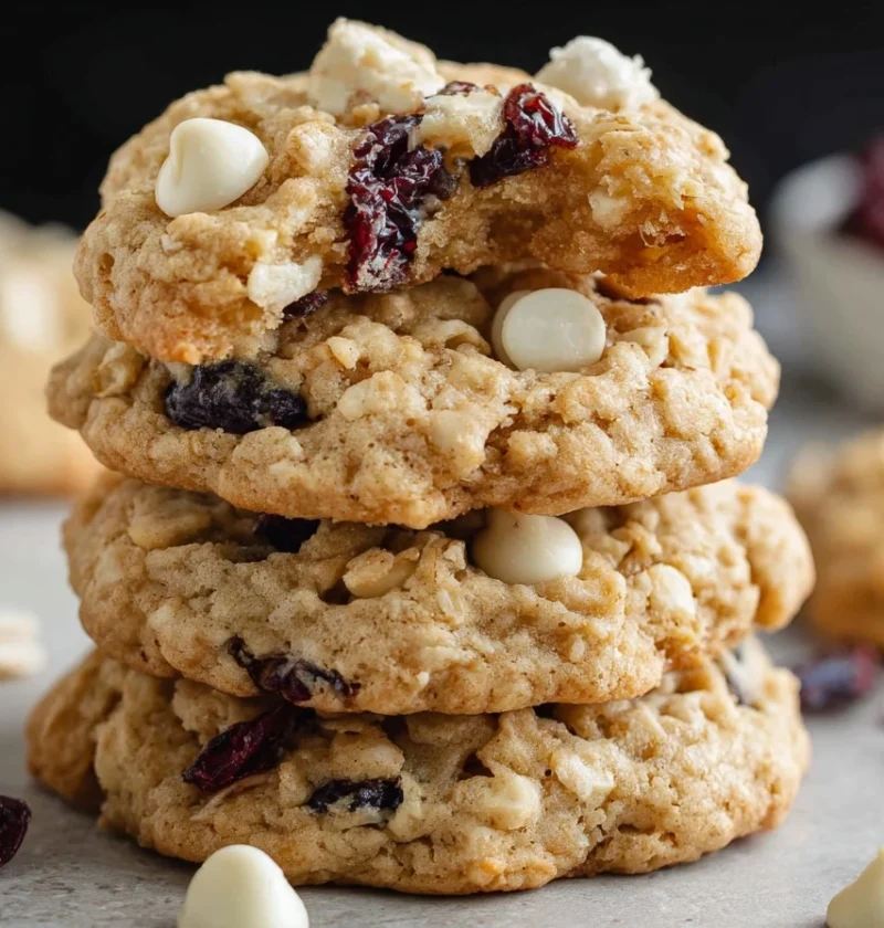 Oatmeal Cranberry White Chocolate Cookie Recipe Best Oatmeal Cranberry White Chocolate Cookies Gluten-free Oatmeal Cranber...