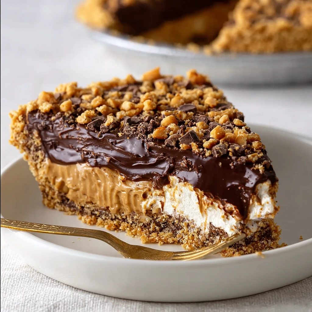 Peanut Butter Chocolate Crunch Pie: A No-Bake Dream Dessert Peanut Butter Chocolate Crunch Pie Nobake Dream