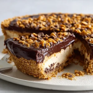 Peanut Butter Chocolate Crunch Pie: A No-Bake Dream Dessert