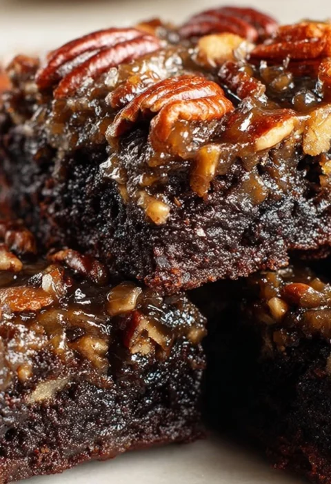 Pecan Pie Brownies Recipe Best Pecan Pie Brownies Homemade Pecan Pie Brownies Vegan Pecan Pie Brownies Gluten-free Pecan P...