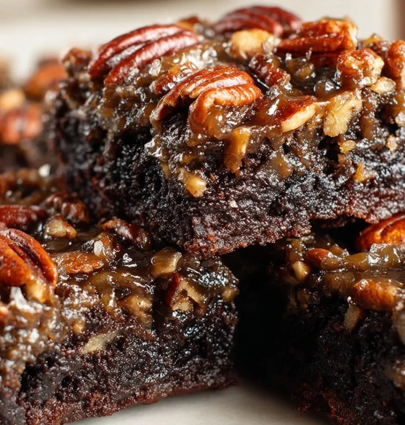 Pecan Pie Brownies Recipe Best Pecan Pie Brownies Homemade Pecan Pie Brownies Vegan Pecan Pie Brownies Gluten-free Pecan P...