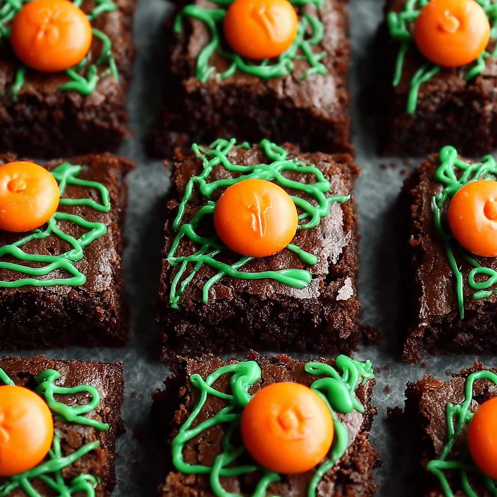 Pumpkin Patch Brownies That Kids Will Love To Make! Pumpkin Patch Brownies That Kids Will Love