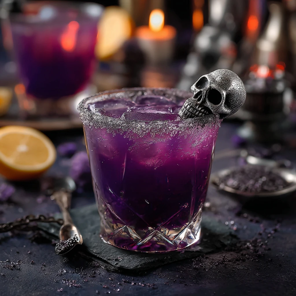 Purple People Eater Cocktail Recipe How To Make A Purple People Eater Drink Best Halloween Cocktail Recipes Spooky Purple ...