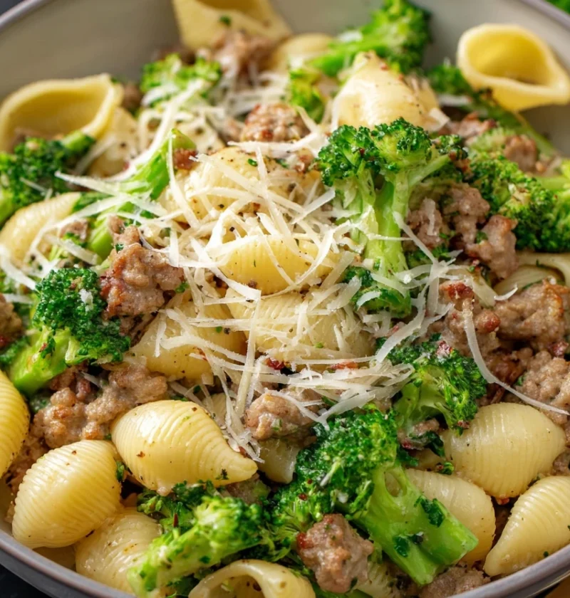 Quick Sausage Broccoli Pasta Recipe Easy 30 Minute Sausage Pasta Best Sausage Broccoli Skillet Meal Healthy Sausage And Br...