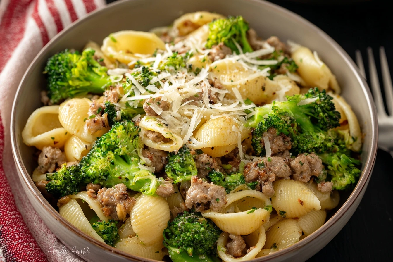 Quick Sausage Broccoli Pasta Recipe Easy 30 Minute Sausage Pasta Best Sausage Broccoli Skillet Meal Healthy Sausage And Br...