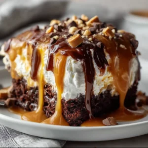 Easy Steps to a Dreamy Reese’s Poke Cake