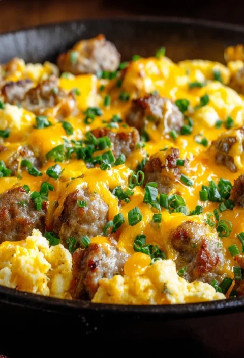 Sausage Egg Cheddar Breakfast Recipe Easy Farmers Breakfast Casserole Homemade Sausage And Egg Breakfast Best Cheddar Saus...