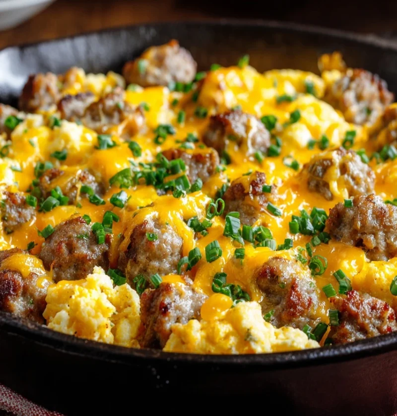 Sausage Egg Cheddar Breakfast Recipe Easy Farmers Breakfast Casserole Homemade Sausage And Egg Breakfast Best Cheddar Saus...