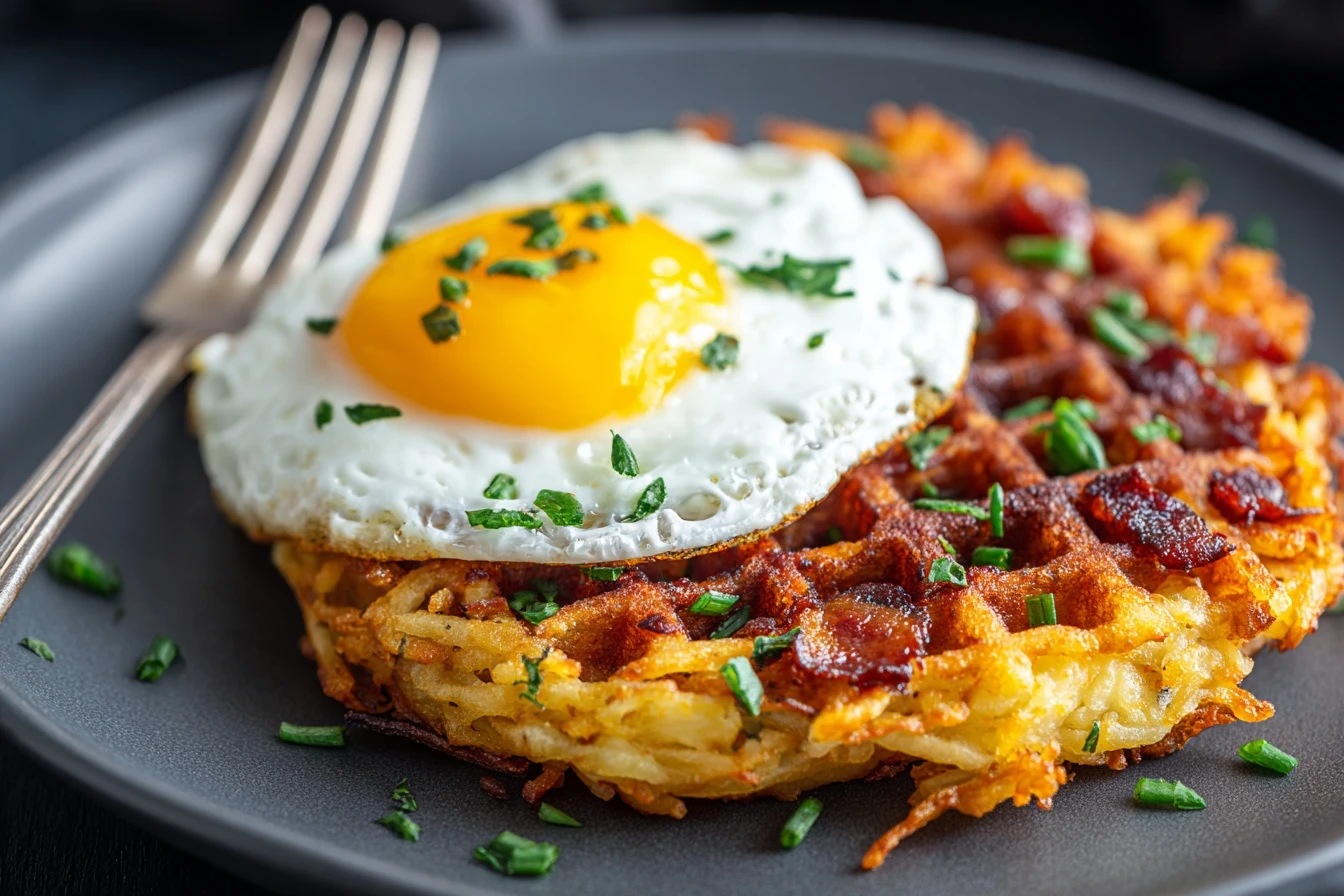Savory Hashbrown Chaffle Recipe