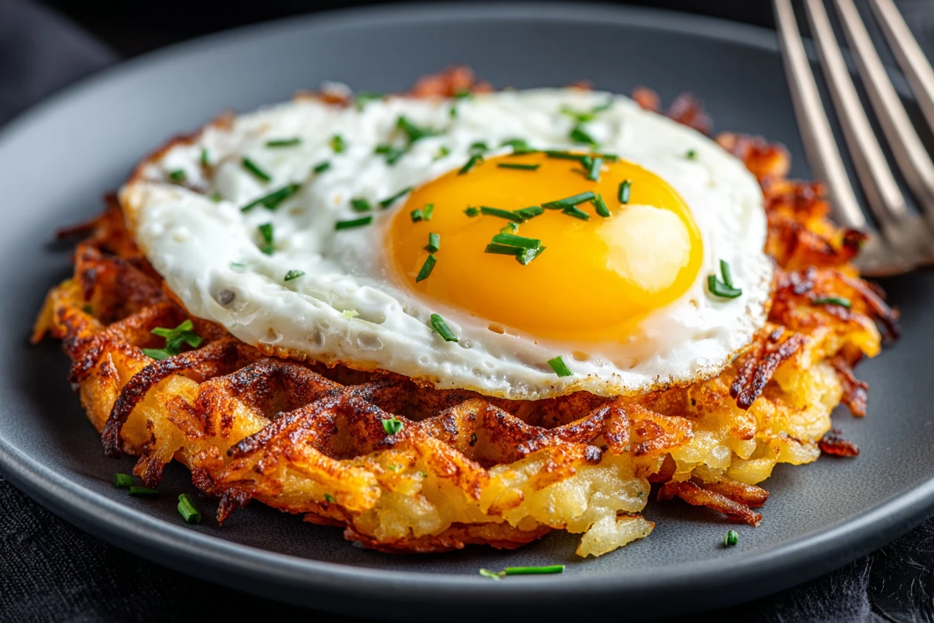 Savory Hashbrown Chaffle Recipe Keto Low Carb Hashbrown Chaffle Ideas Best Cheese For Hashbrown Chaffle Easy Savory Chaffl...