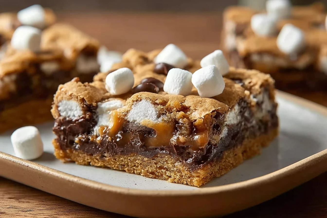 S’mores Cookie Bars: A Gooey Delight That Brings the Campfire Indoors