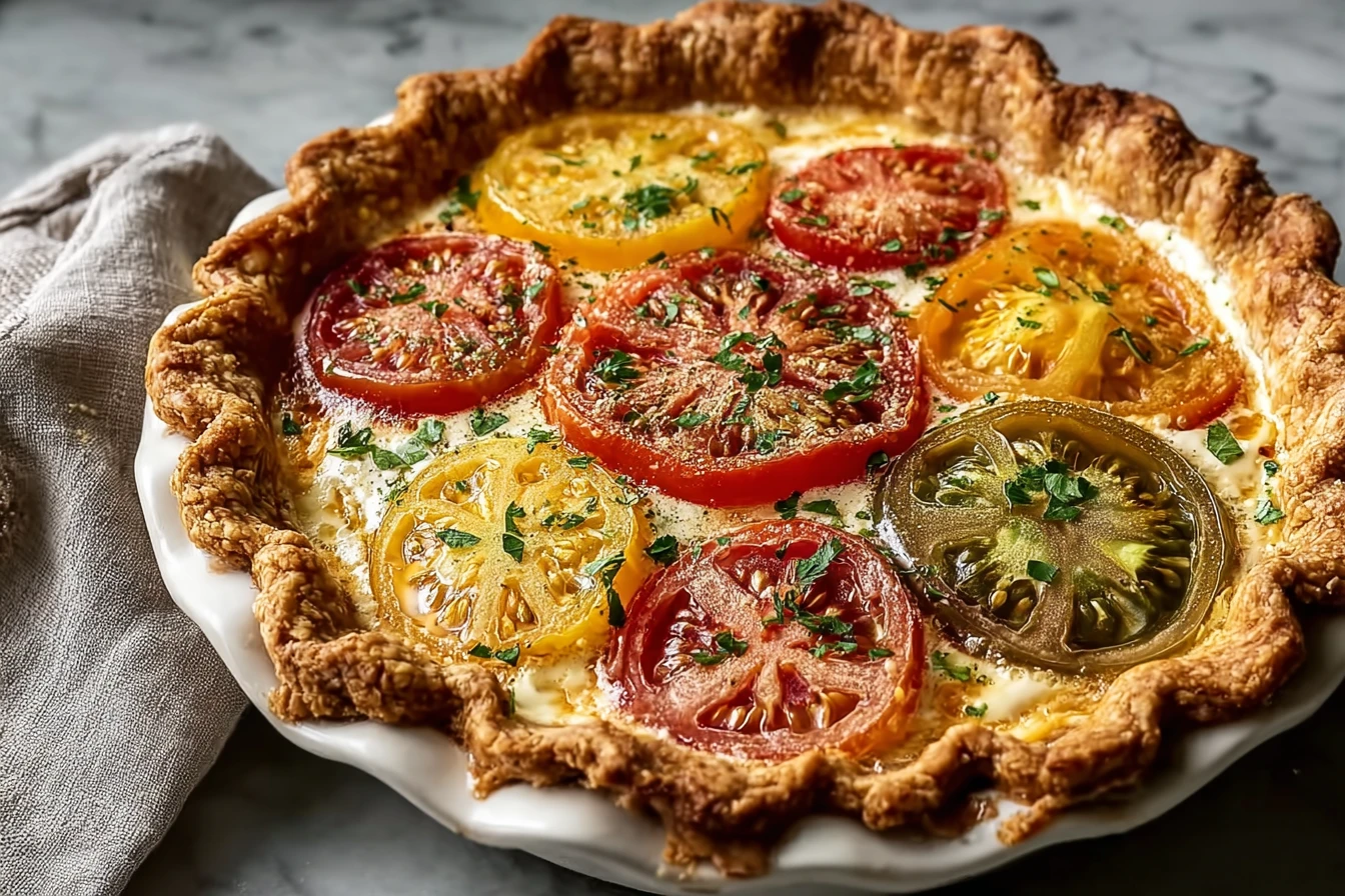 Easy Southern Vegan Tomato Pie: Perfect Every Time