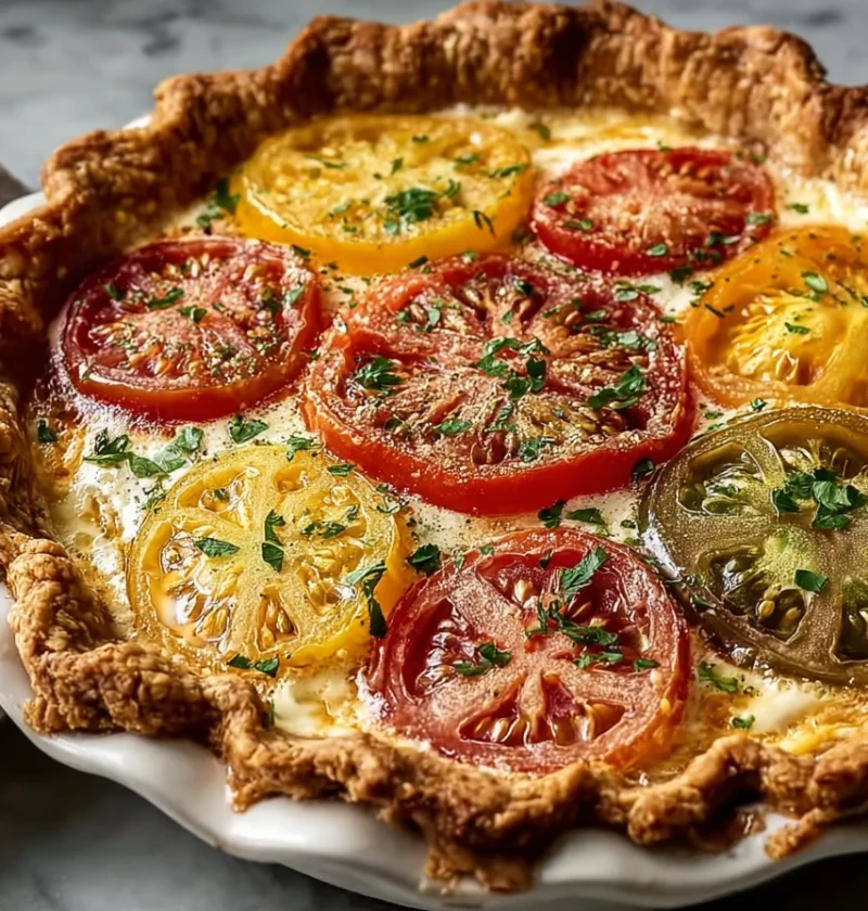 Southern Vegan Tomato Pie Recipe Vegan Tomato Basil Pie Cashew Cream Tomato Pie Vegan Easy Vegan Tomato Pie With Basil Hom...