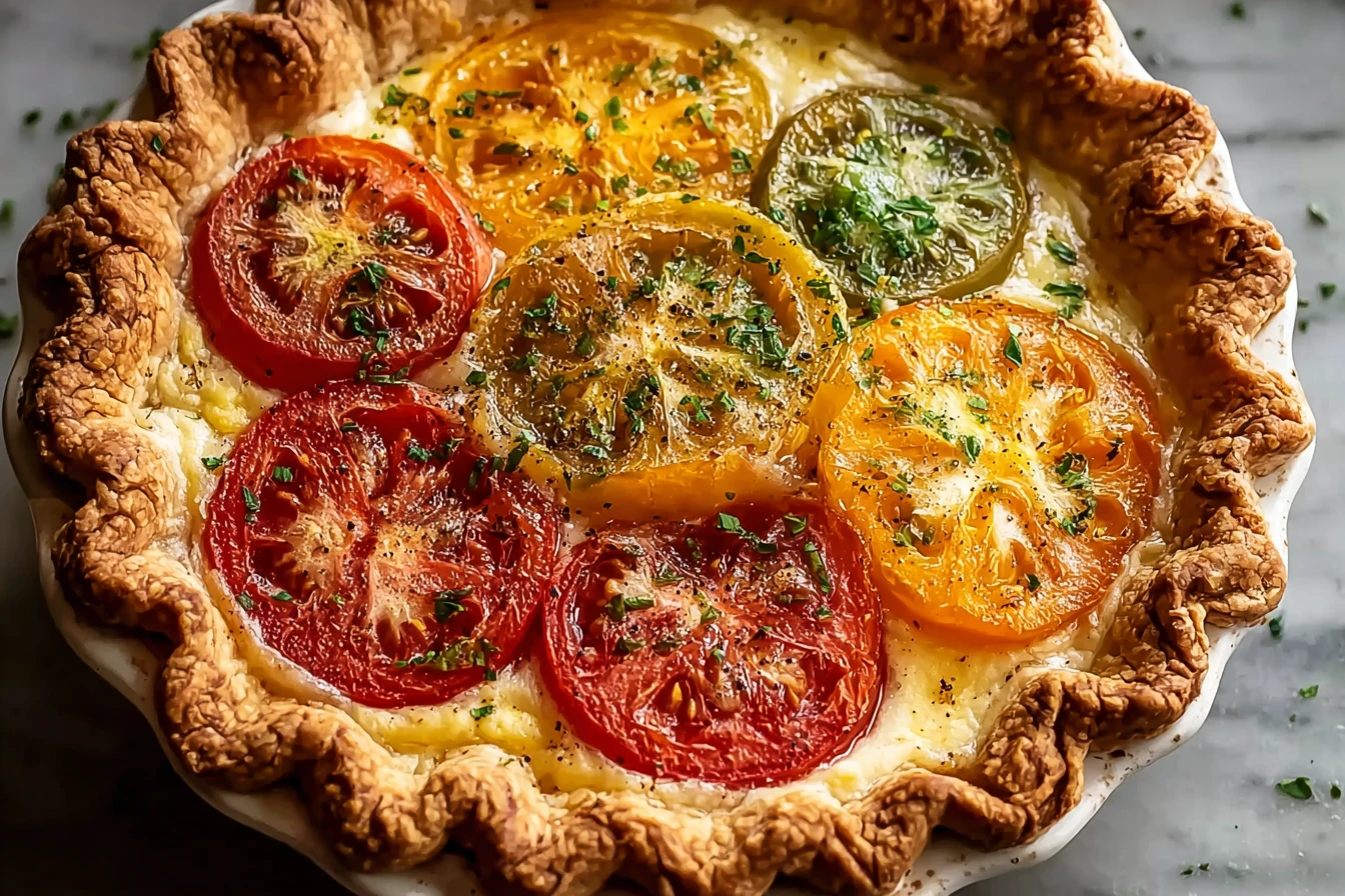 Southern Vegan Tomato Pie Recipe Vegan Tomato Basil Pie Cashew Cream Tomato Pie Vegan Easy Vegan Tomato Pie With Basil Hom...