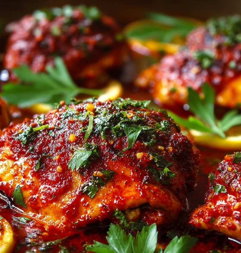Spicy Harissa Chicken Recipe North African Chicken Dishes Harissa Chicken Marinade Ideas Easy Harissa Chicken Dinner Flavo...