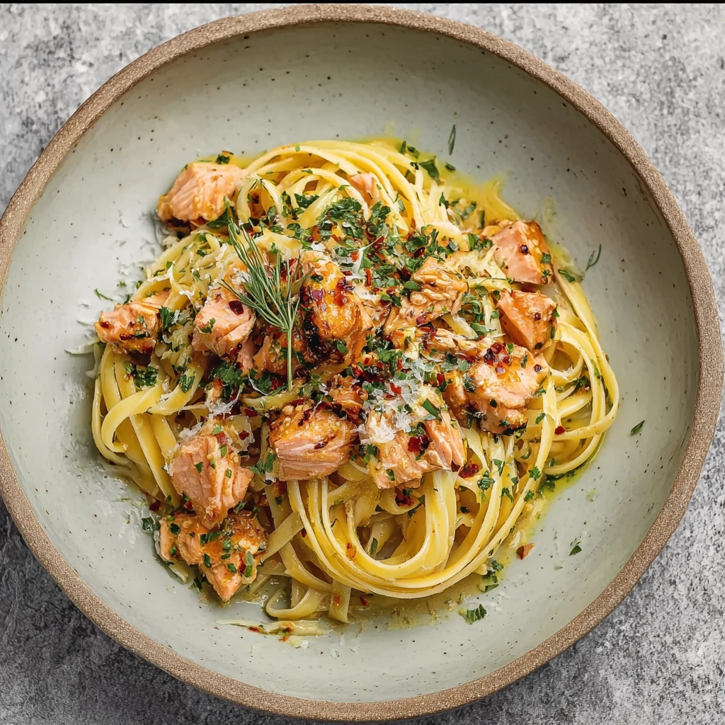 Spicy Salmon Linguine With Chilli Oil: A Quick Flavor Bomb Spicy Salmon Linguine Chilli Oil Flavor Bomb