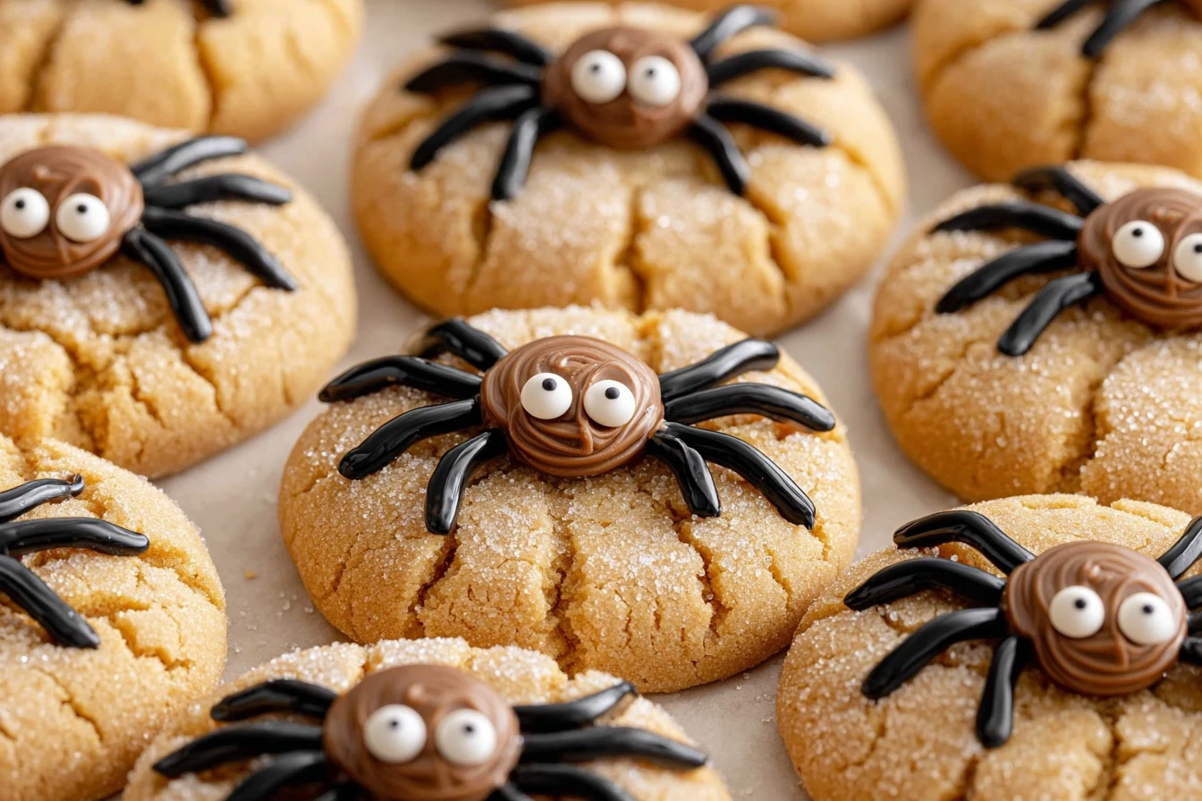 Spider Peanut Butter Cookies
