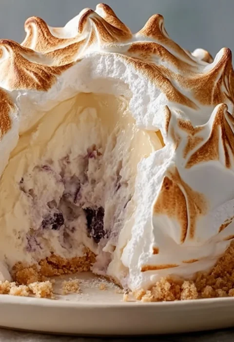 Vegan Baked Alaska Recipe Aquafaba Meringue Topping Ideas Individual Vegan Dessert Recipes How To Make Vegan Meringue Sing...