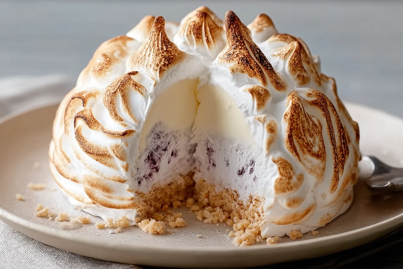 Vegan Baked Alaska Recipe Aquafaba Meringue Topping Ideas Individual Vegan Dessert Recipes How To Make Vegan Meringue Sing...