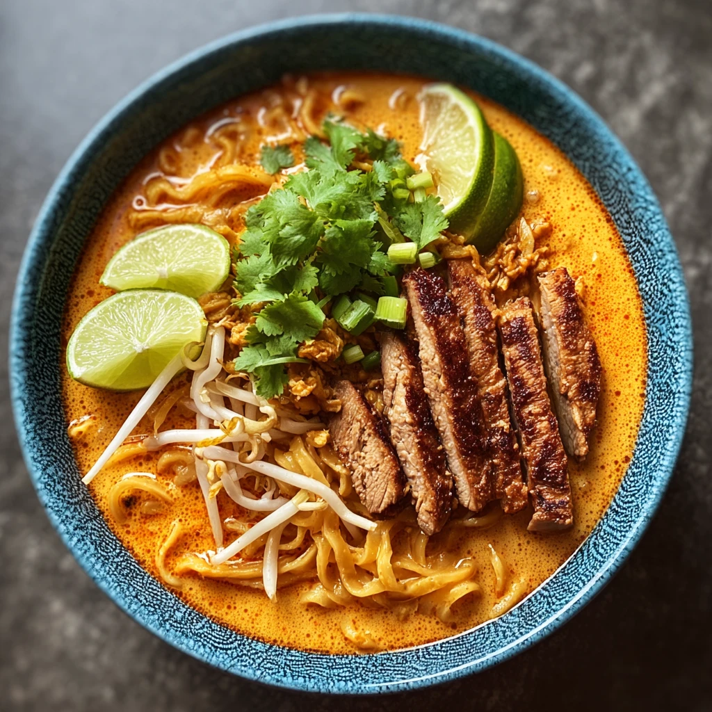Vegan Khao Soi: Irresistibly Creamy Thai Noodle Soup Delight Vegan Khao Soi Irresistibly Creamy Thai Noodle