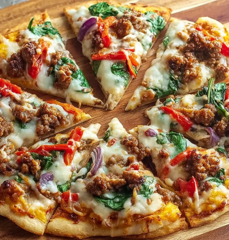 Vegan Morning Pizza Recipe Easy Vegan Sausage Pizza Dairy-free Cheese Breakfast Pizza Low Carb Vegan Pizza Morning High Pr...