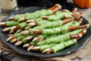 Witch Finger Pretzels