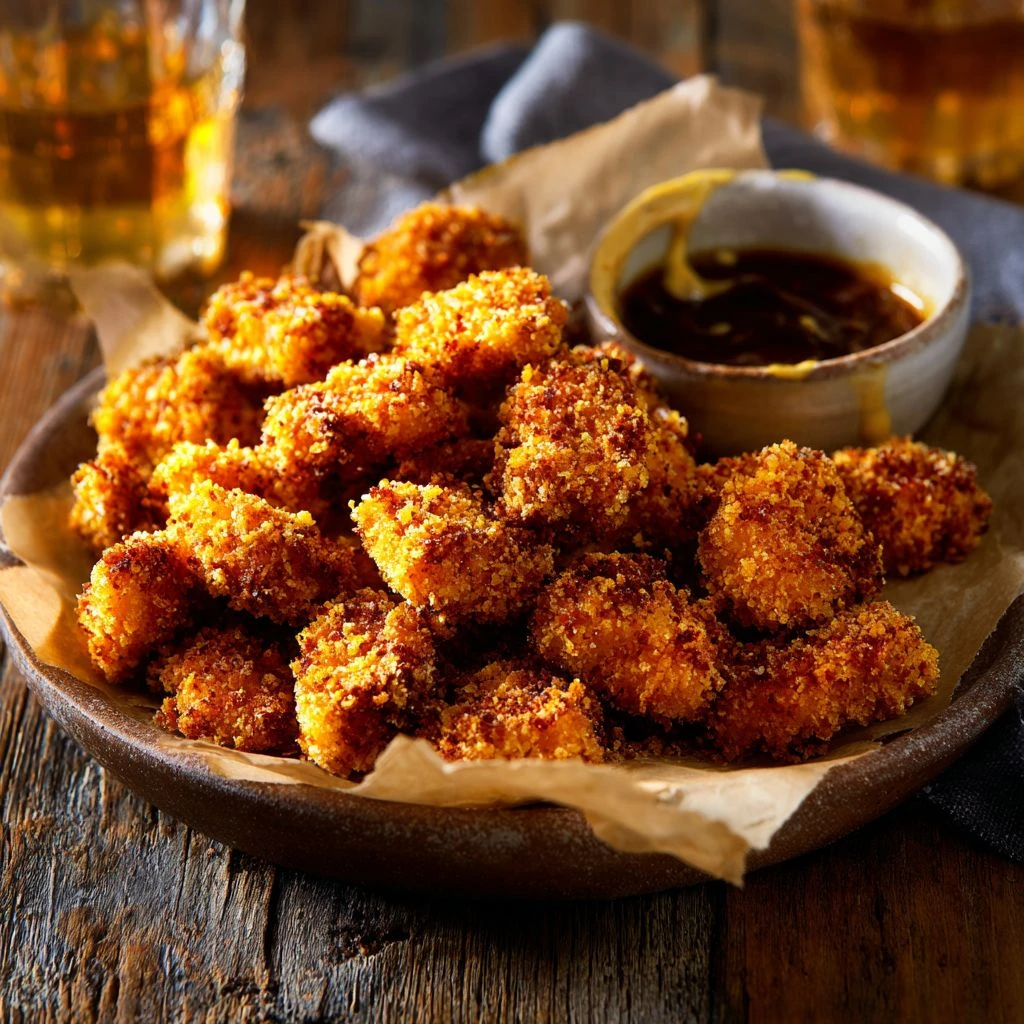 Air-Fryer Sweet Potato-Crusted Chicken Nuggets