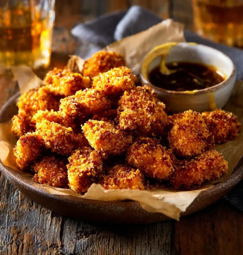 Air Fryer Sweet Potato Chicken Nuggets Recipe Best Sweet Potato Crusted Chicken Nuggets Gluten-free Sweet Potato Chicken N...