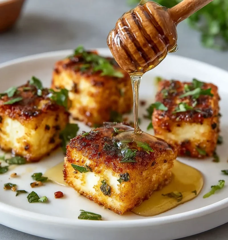 Baked Feta Bites Recipe Honey Glazed Feta Appetizers Easy Baked Feta Bites Gourmet Feta Honey Snacks Healthy Feta Cheese B...