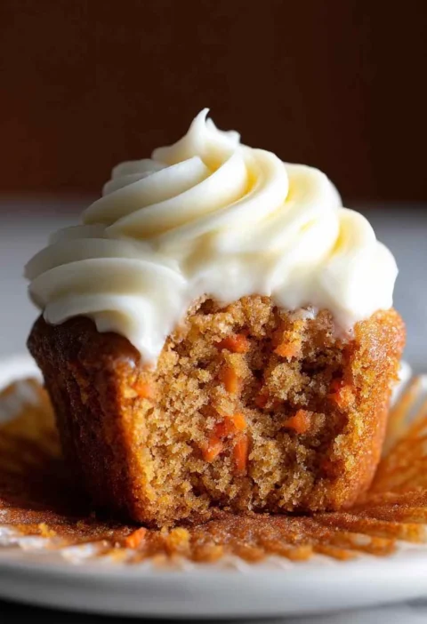 Best Carrot Cake Cupcakes Recipe Easy Carrot Cake Cupcakes With Cream Cheese Frosting Gluten-free Carrot Cake Cupcakes Cre...