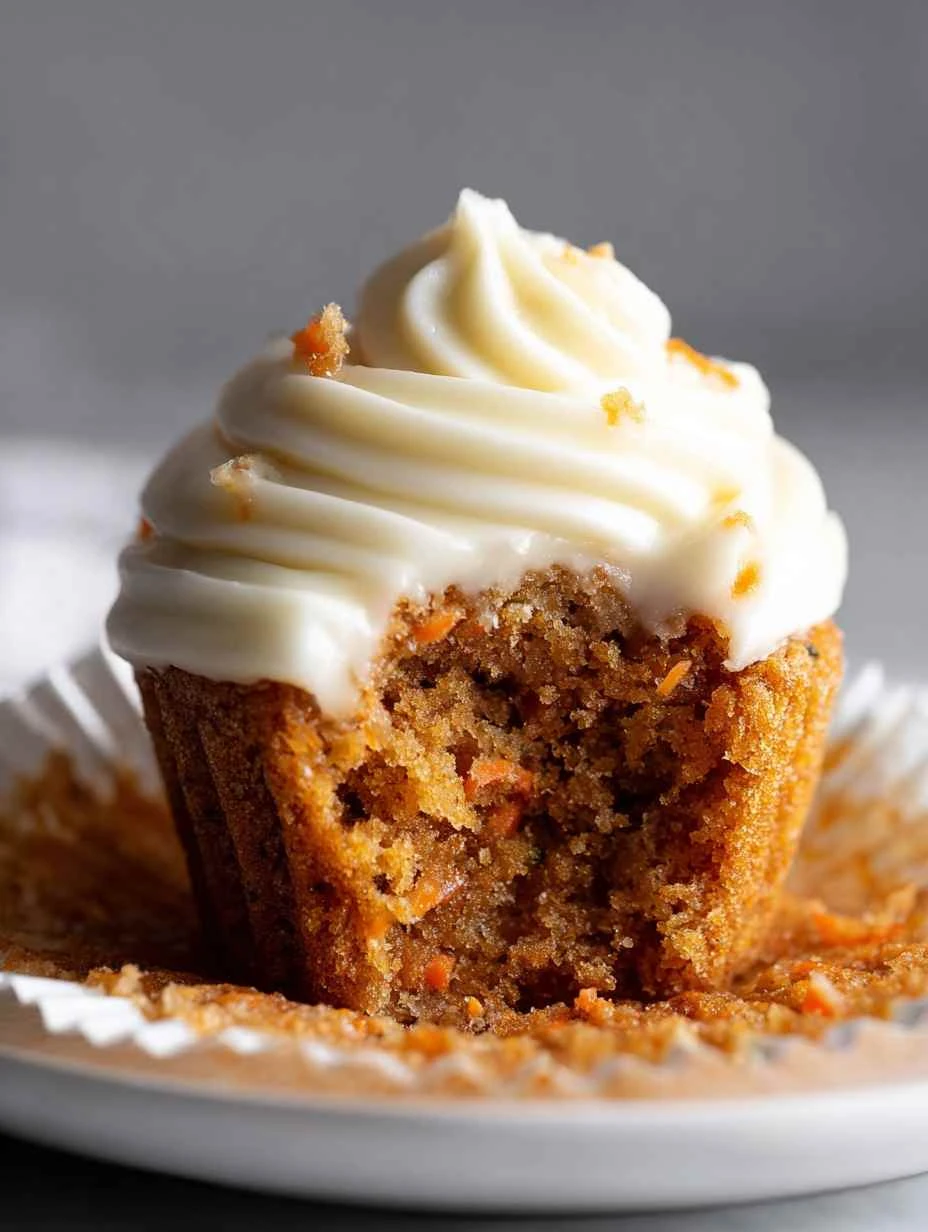 Best Carrot Cake Cupcakes Recipe Easy Carrot Cake Cupcakes With Cream Cheese Frosting Gluten-free Carrot Cake Cupcakes Cre...