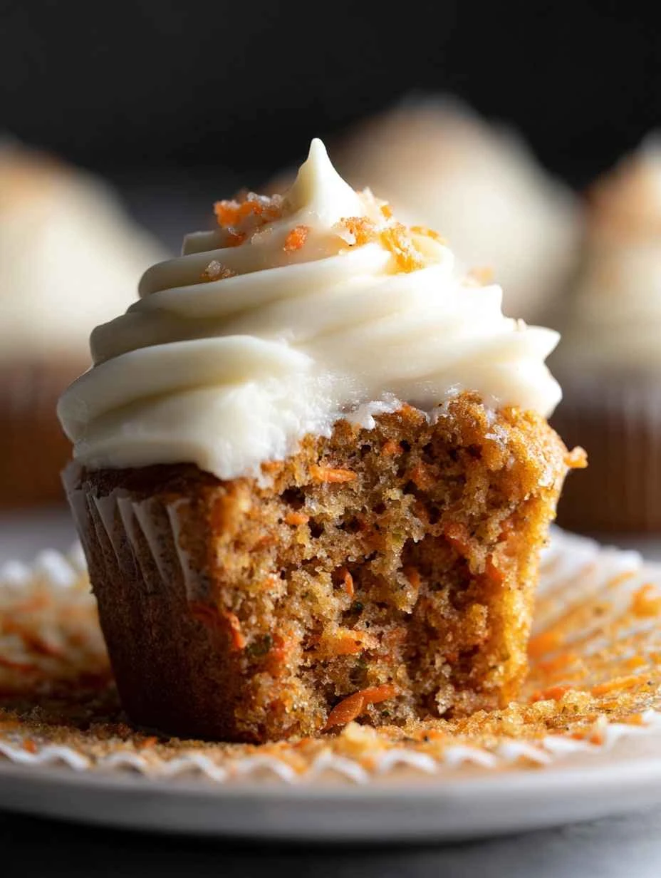 Best Carrot Cake Cupcakes Recipe Easy Carrot Cake Cupcakes With Cream Cheese Frosting Gluten-free Carrot Cake Cupcakes Cre...