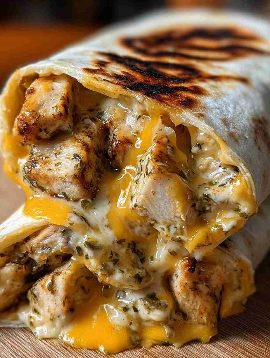 Best Cheesy Garlic Chicken Wraps Recipe Homemade Cozy Garlic Chicken Wraps Easy Cheesy Garlic Chicken Dinner Wraps Low Car...