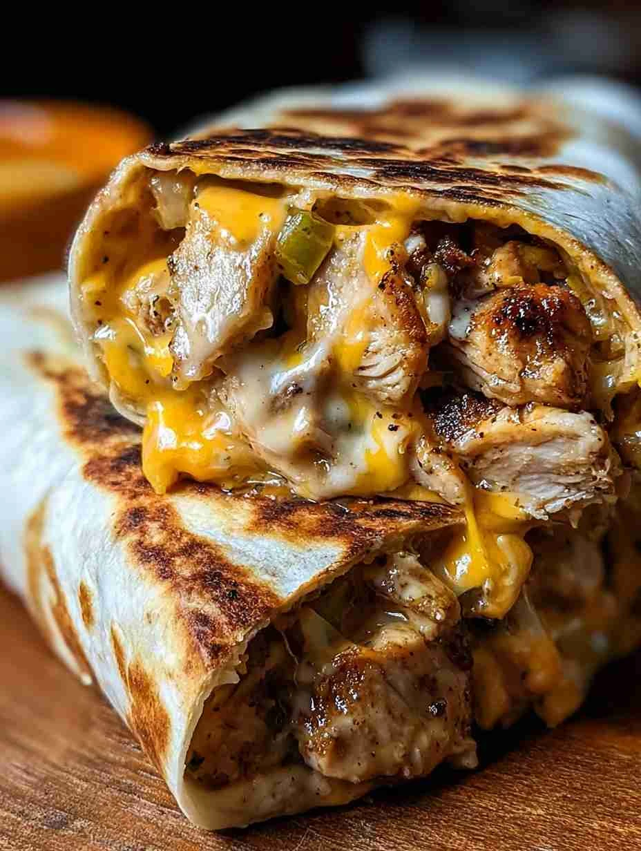 Best Cheesy Garlic Chicken Wraps Recipe Homemade Cozy Garlic Chicken Wraps Easy Cheesy Garlic Chicken Dinner Wraps Low Car...